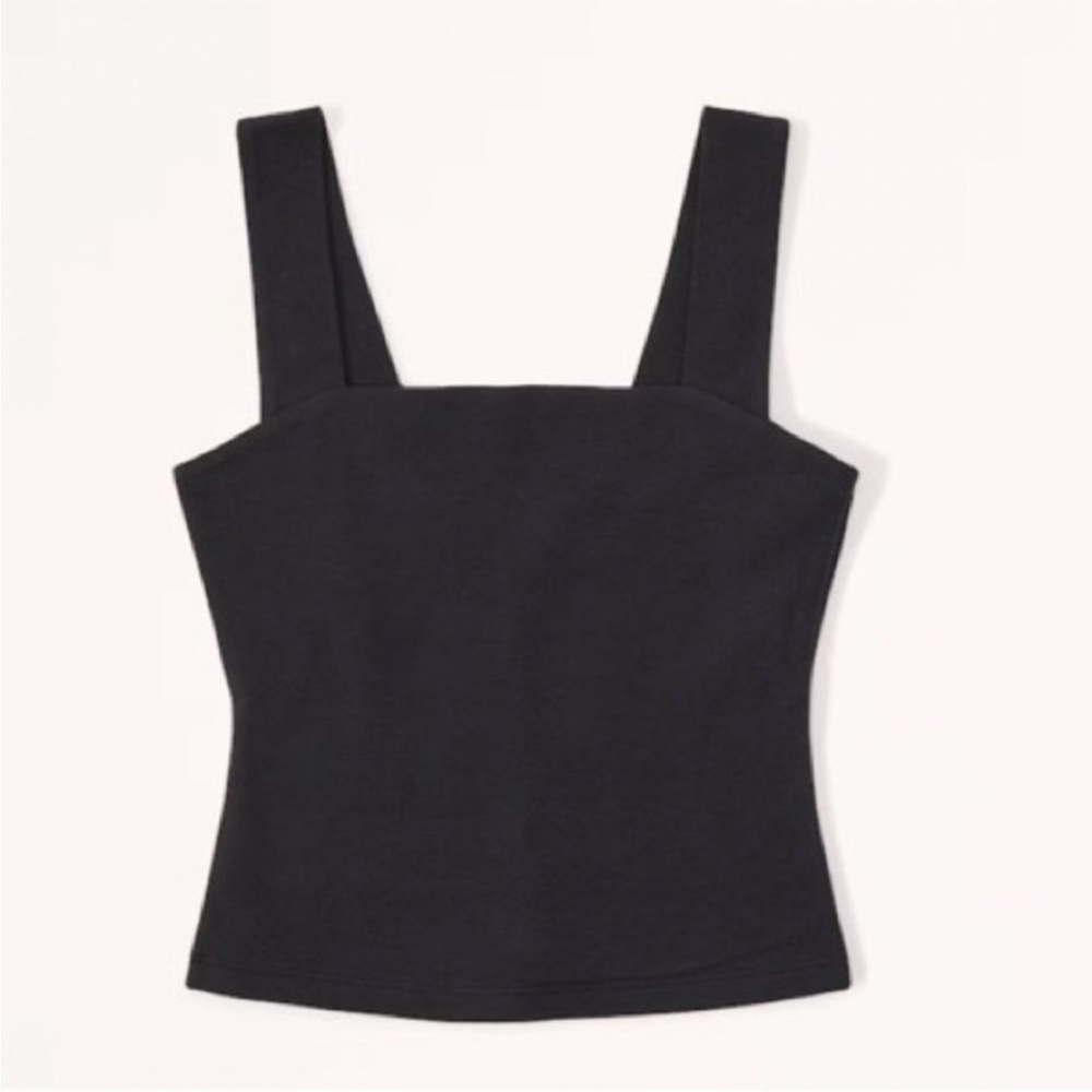 Abercrombie Cotton Seamless Fabric Squareneck Tank Size Large